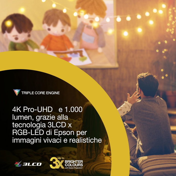 Epson Projecteur Lifestudio Flex EF-72 / V11HB76640 Blanc