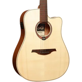 LAG Guitare Acoustique Électroacoustique Dreadnought Cutaway Tramontane 70 A/C - Naturel