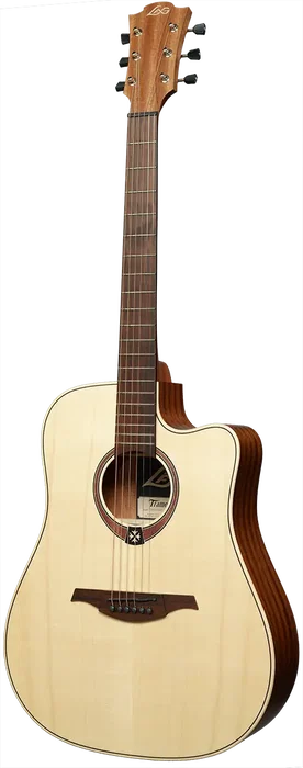 LAG Guitare Acoustique Électroacoustique Dreadnought Cutaway Tramontane 70 A/C - Naturel