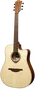 LAG Guitare Acoustique Électroacoustique Dreadnought Cutaway Tramontane 70 A/C - Naturel