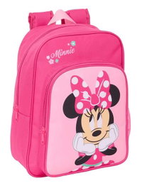 Safta Sac à dos enfant transformable en chariot Minnie Mouse 26 x 34 x 11 cm - Recommandé à partir de 3 ans