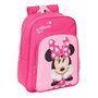 Cartable Minnie Mouse Bleu Rose 26 x 34 x 11 cm