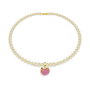 Perle de verre Femme Swarovski 5742953 Rose Doré