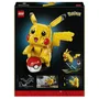 LEGO Pokémon - Set de Construction Adulte Pikachu et Poké Ball 72152 - Maquette Articulée avec Présentoir - Décoration Bureau Chambre - Idée Cadeau Gaming