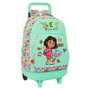 Safta Cartable Dora Turquoise avec roues amovibles