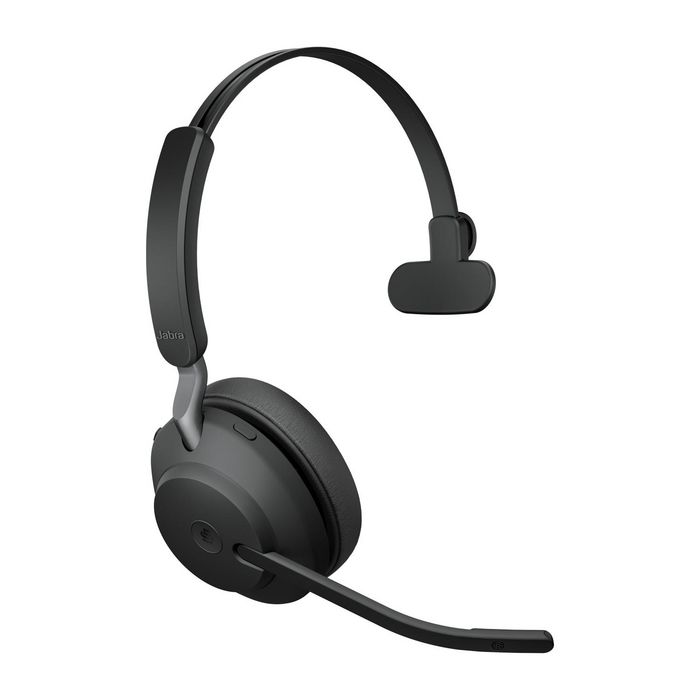 Jabra Evolve2 65 Casque sans fil Bluetooth professionnel à réduction de bruit passive - Certification Microsoft Teams, 37h d'autonomie, supérieur avec micro