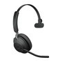 Jabra Evolve2 65 Casque sans fil Bluetooth professionnel à réduction de bruit passive - Certification Microsoft Teams, 37h d'autonomie, supérieur avec micro