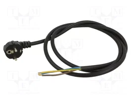 JONEX Câble d'alimentation H05VV-F 3x1,5mm² 5m CEE 7/7