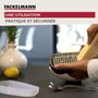 Fackelmann Duo Râpe à zeste et Râpe à parmesan en acier inoxydable