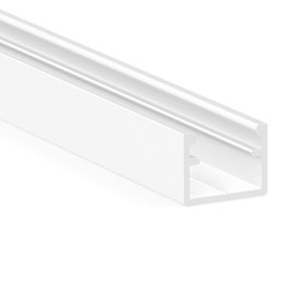 HERRAJES ALK Profil KOY+ pour éclairage LED, argent mat, pack de 4 de 3 m