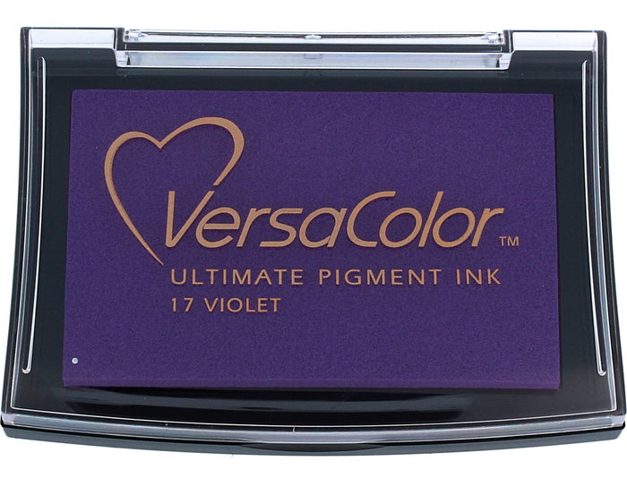 Tsukineko Tampon d'encre VERSACOLOR violet opacique 95x65mm Tsukineko Tampon d'encre VERSACOLOR violet opacique 95x65mm