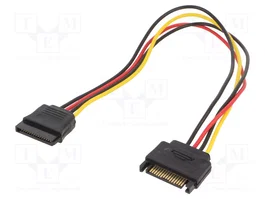 GEMBIRD Câble SATA 15 Broches, 0,3m