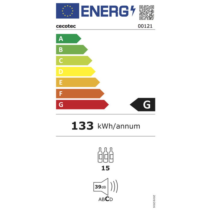 Bar à Vins Cecotec GrandSommelier 1550