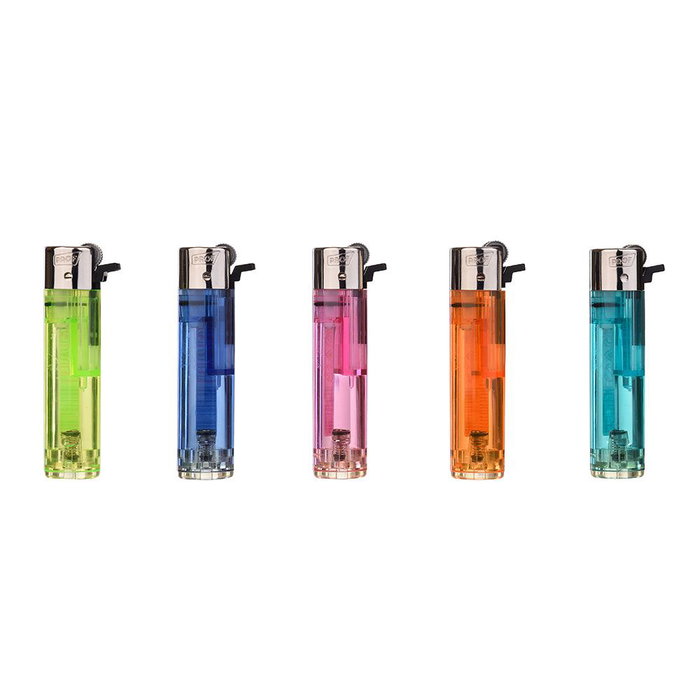 Prof Briquet à pierre couleurs assorties transparentes Prof Briquet à pierre couleurs assorties transparentes
