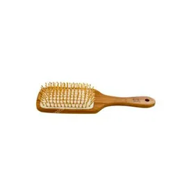 Naturaspa Brosse à Cheveux en Bambou Grand Format – Cires en Bois, Zéro Déchet