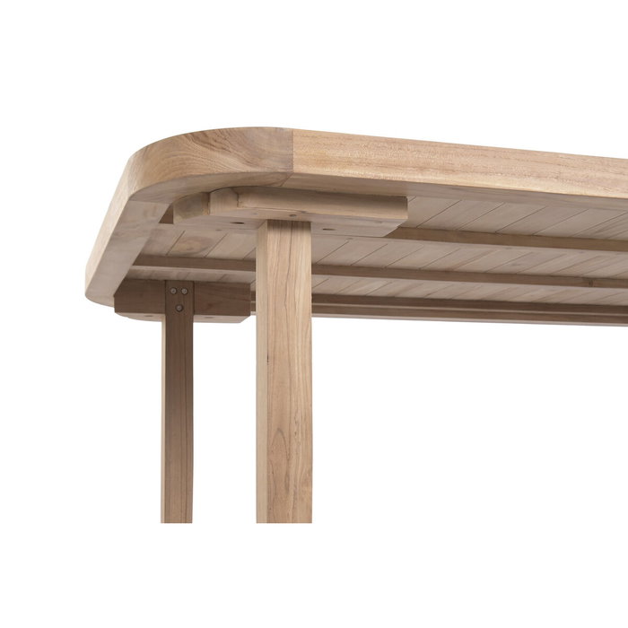 Home ESPRIT Table de Salle à Manger Marron Teck 180 x 90 x 77 cm