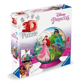 Ravensburger - Puzzle 3D Ball Disney Princesses - 11579 - Puzzle Sphérique à Assembler - 72 Pièces Numérotées - Jeu à Partir de 6 Ans