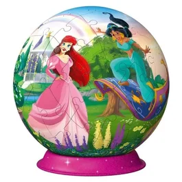 Ravensburger - Puzzle 3D Ball Disney Princesses - 11579 - Puzzle Sphérique à Assembler - 72 Pièces Numérotées - Jeu à Partir de 6 Ans