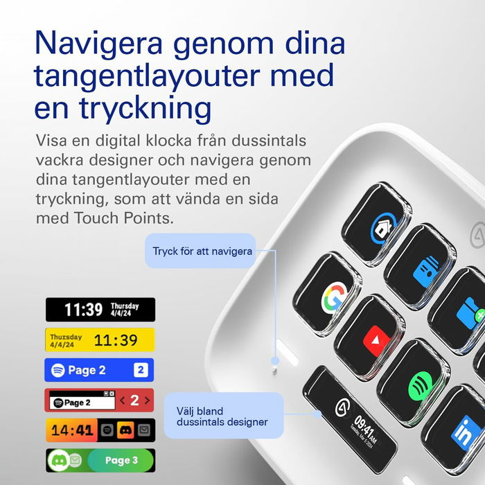 Clavier Elgato 10GBJ9901 Blanc