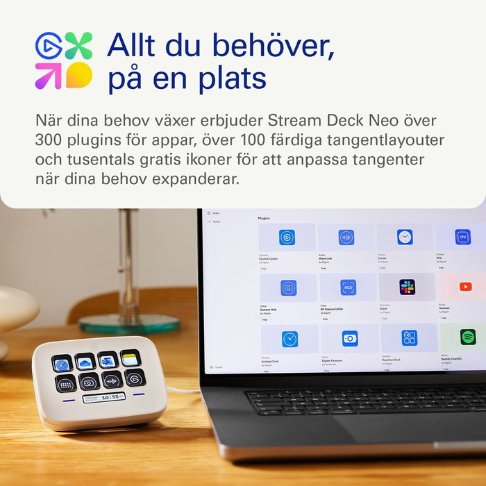 Elgato Stream Deck Neo Blanc Elgato Stream Deck Neo Blanc