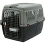 TRIXIE Box de transport Giona 5 pour chien, fabriquée en matériaux recyclés, dimensions 60 x 61 x 81 cm, couleur anthracite et gris-vert