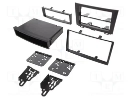 METRA Cadre de radio noir pour Dodge et Mercedes 1 DIN/2 DIN