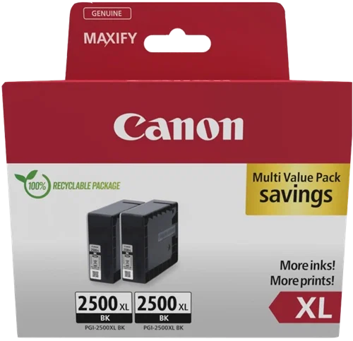 Canon PGI-2500 Multipack noir cyan magenta jaune (9290B006) Canon PGI-2500 Multipack noir cyan magenta jaune (9290B006)