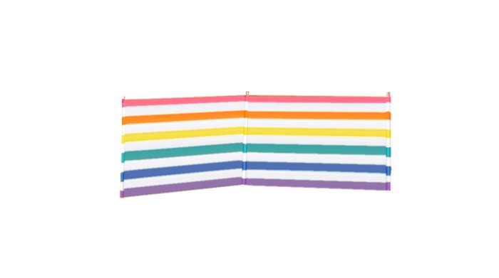 Marbueno 10495 Paravent 3 Bâtons Acier Polyester Rayures Multicolores 240x80 cm Plage, Piscine, Jardin et Camping Marbueno 10495 Paravent 3 Bâtons Acier Polyester Rayures Multicolores 240x80 cm Plage, Piscine, Jardin et Camping