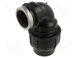 GEBO Connecteur de serrage coudé 90° G 1 1/2 polypropylène