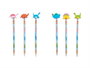 Pincello Lot de 3 Crayons avec Gomme Dinosaures 26.5x11x1.5 cm Plastico Assortis (Set de 32)