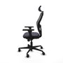 Piqueras y Crespo Chaise de Bureau avec Appui-tête Jorquera 3D036N2 Gris foncé