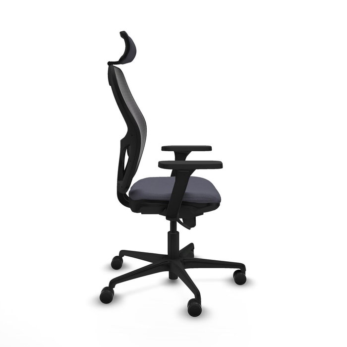 Piqueras y Crespo Chaise de Bureau avec Appui-tête Jorquera 3D036N2 Gris foncé Piqueras y Crespo Chaise de Bureau avec Appui-tête Jorquera 3D036N2 Gris foncé