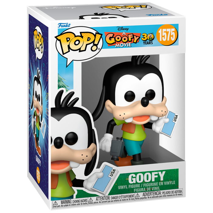 FUNKO Figura POP Disney - A Goofy Movie - Goofy - Figurine en vinyle de 9 cm avec boîte FUNKO Figura POP Disney - A Goofy Movie - Goofy - Figurine en vinyle de 9 cm avec boîte