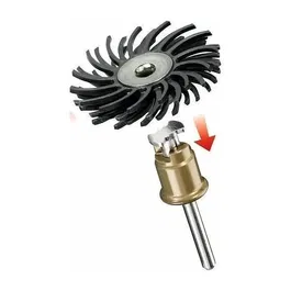 Dremel Brosse abrasive de précision S471 - 25mm Grain 36 - Pour ponçage et polissage - Accessoire Dremel