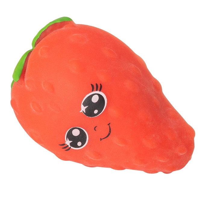 HTI Fruity Friends - Jouets élastiques et fruits compressibles pour enfants, assortiment de 12 pièces avec fraise, ananas, mûre et pastèque