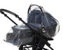 KioKids Protecteur de pluie et climat pour poussette, Transparent