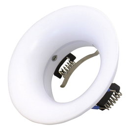 GSC Evolution Anneau rond encastrable Pawne anti-éblouissement Blanc