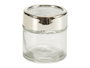 Vivalto Pot Rond en Verre Transparent avec Couvercle 8 cl 6x6x6 cm (Set de 48)