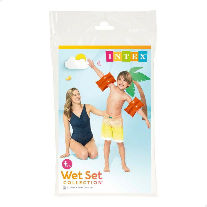 Manchettes Intex Gonflable Rouge 25 x 17 cm (36 Unités) Manchettes Intex Gonflable Rouge 25 x 17 cm (36 Unités)
