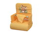KioKids Chaise haute de voyage pliable avec motif tigre pour bébé 6-36 mois - Mostaza - Polyester - Collection Little Sauvages - 15 kg max