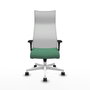 Piqueras y Crespo Chaise de Bureau Albacete XL Vert Émeraude et Blanc