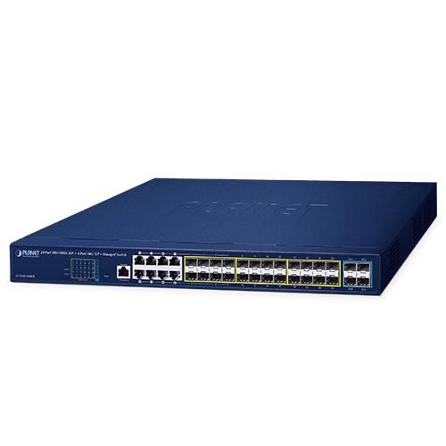 Planet GS-5220-16S8CR Commutateur Gigabit géré Layer 2+ 16 ports SFP 8 ports combo RJ45/SFP 10GbE Planet GS-5220-16S8CR Commutateur Gigabit géré Layer 2+ 16 ports SFP 8 ports combo RJ45/SFP 10GbE