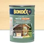 Bondex Lasure 2 en 1 Protection Extérieure Toutes Saisons, Incolore Satin, Protection 12 ans, 5L - Haute Protection Humidité, UV, Eau