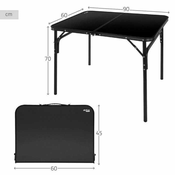 Table Piable Aktive 90 x 60 x 70 cm