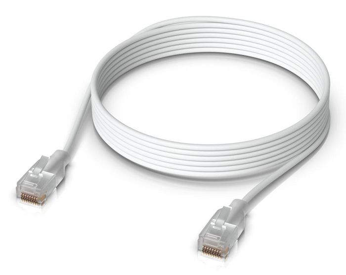 Ubiquiti UniFi Etherlighting Câble Patch Nano-fin, 3 m, Blanc