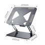 Media Tech Support Pliable et Réglable MT2661 Argenté