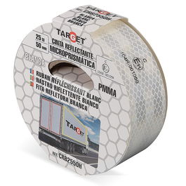 TARGET Ruban adhésif réfléchissant blanc 25M x 50mm