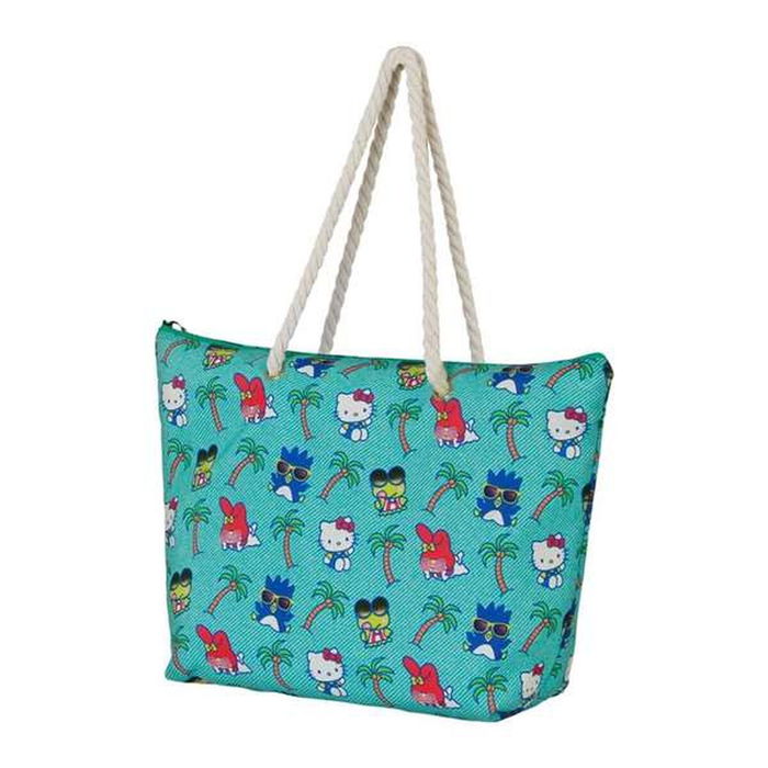 Sac de plage Hello Kitty Bleu