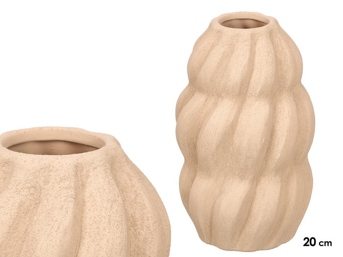 GIFTDECOR JARRON SAHARA ESPIRAL TIERRA MEDIANO GIFTDECOR JARRON SAHARA ESPIRAL TIERRA MEDIANO