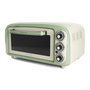Ariete 979/04 Mini four 18 litres Vintage Vert - Fonction statique, programmable, parrillage et plateau inclus